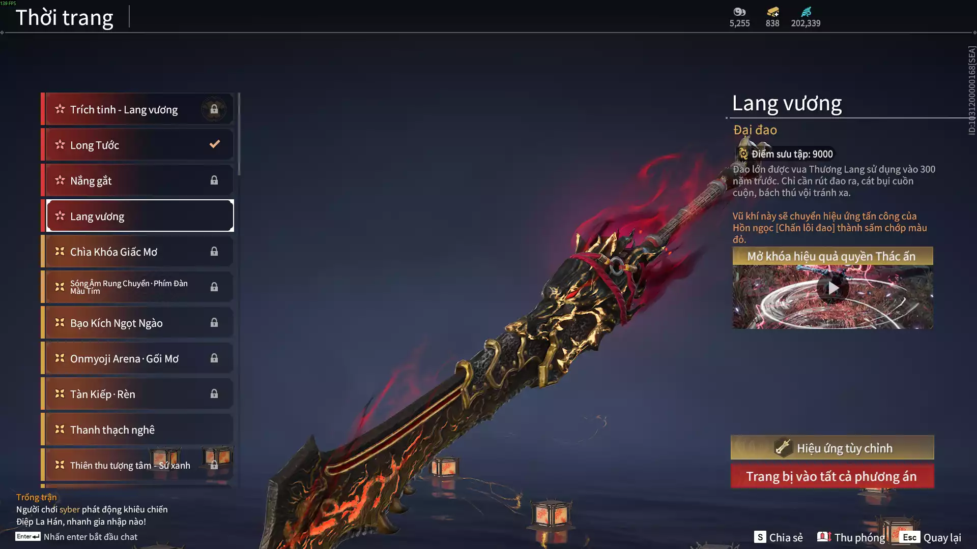 Ảnh 9 Vũ khí đỏ, 9 Trang phục đỏ, 3 Phụ kiện hóa hình và hơn thế, nhấn xem chi tiết bên trong